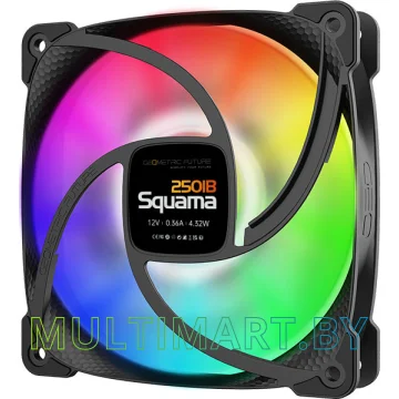 Набор вентиляторов Geometric Future Squama 2501 ARGB Triple Pack (черный) картинка 3